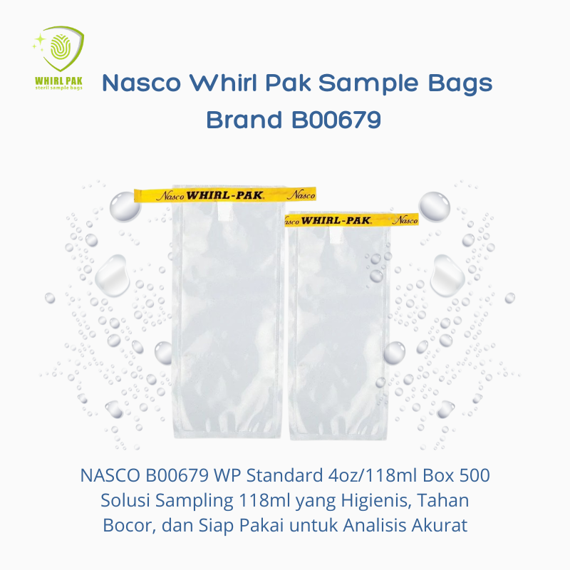 Nasco Whirl Pak Sample Bags Brand B00679